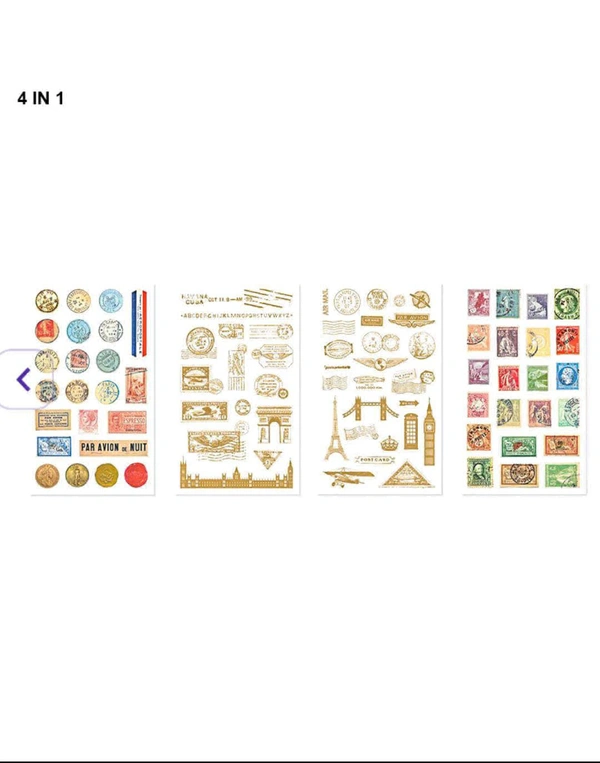 Deco Sticker (4 Pc Pack) 