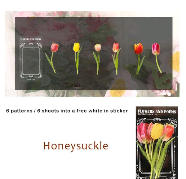 Journal Scrapbooking Flower (6pc)