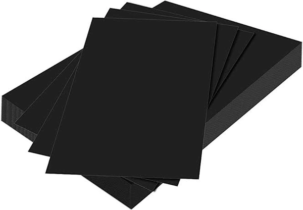 Black Cardstock A3 (300 Gsm) 5 Sheets