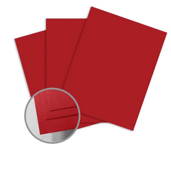 Red Cardstock A3 (350 Gsm) 5 Sheets