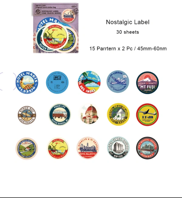 Original Travel Sticker (60pc) 