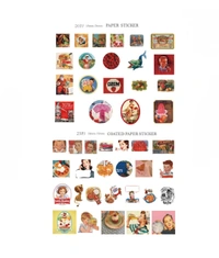 Sulphuric Paper And  Figure Stickers (60pc)