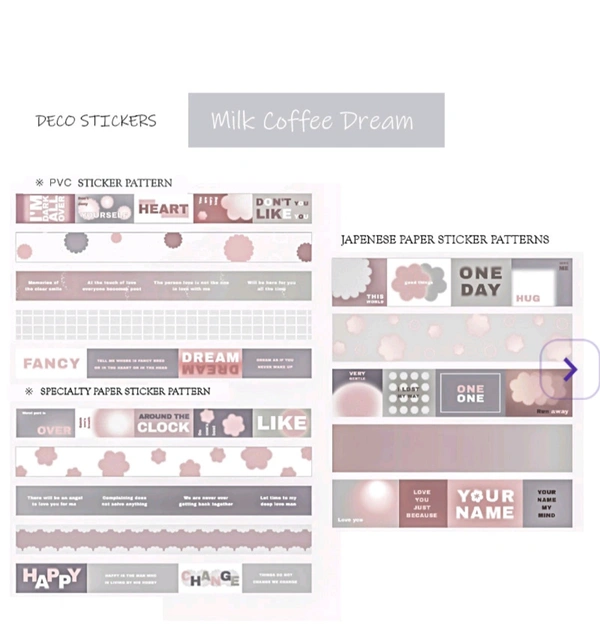 Pvc Transparent Sticker Pack (45pcs)