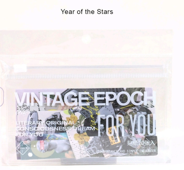 20 Pc Sticker Cutout Pack Pouch 