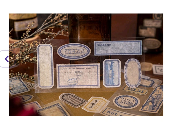 Blue Label Sticker 20 Sheets