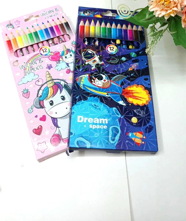 Unicorn Pencil Colours 