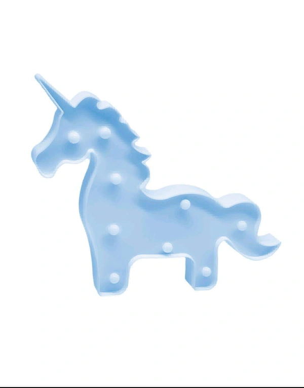Room Decor Unicorn Led Light Blue 