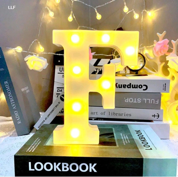 F Name Initial Led Lamp 