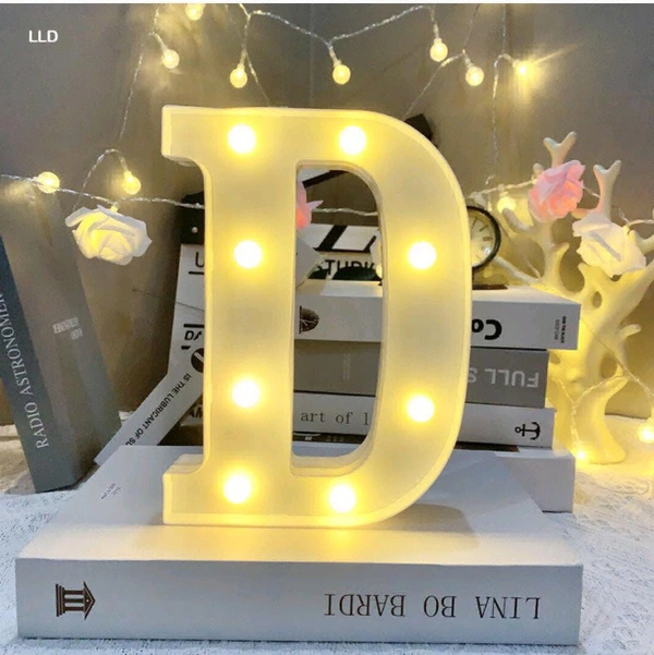 D Name Initial Led Lamp 