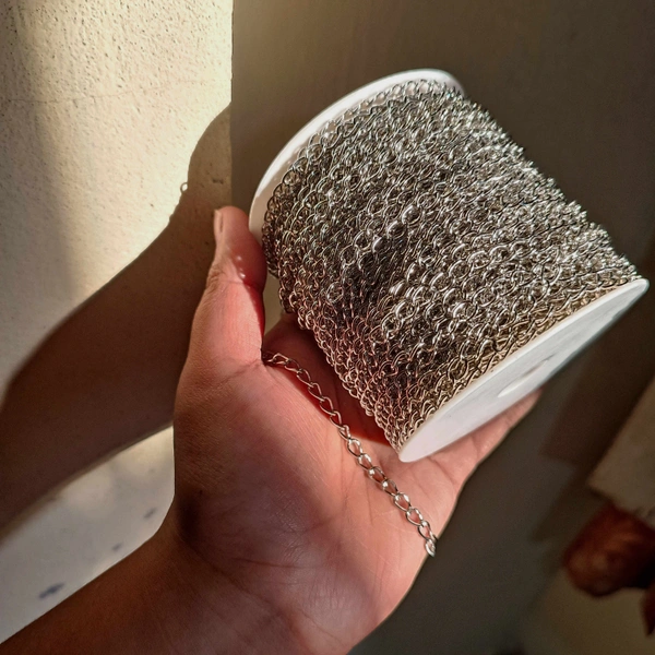 Silver Chain 1.2 MM (2mtrs Pack)