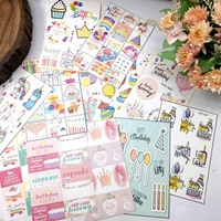 4x6 Inches Birthday Tag Sheets 12 Pcs Combo 