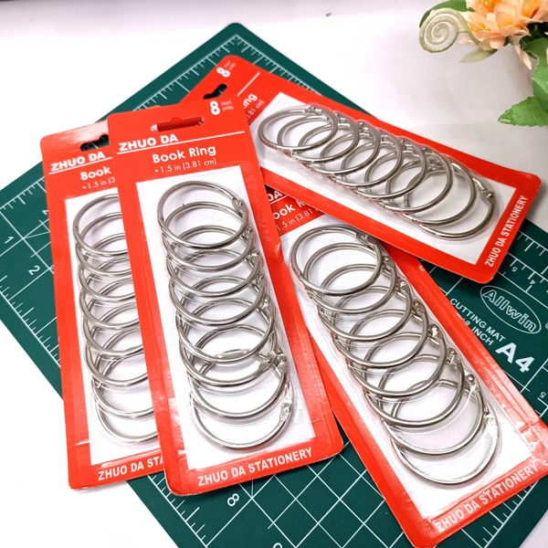 Book Ring (3.18cm) 8 Pcs Pack 