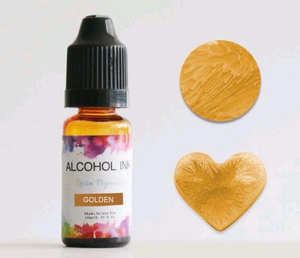 Alcoholic Ink Golden 