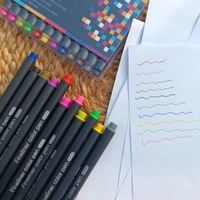 Fine Liner Pen Set Of 12 Shades 