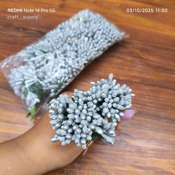 Pollen Bunch Of 12 (144 Pc) Silver 