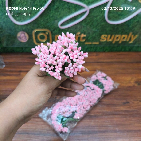Pollen Bunch Of 12 (144 Pc) Light Pink 