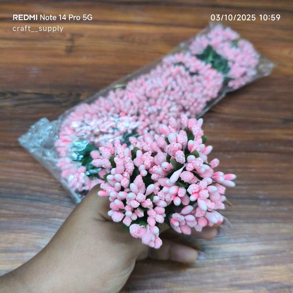 Pollen Bunch Of 12 (144 Pc) Light Pink 