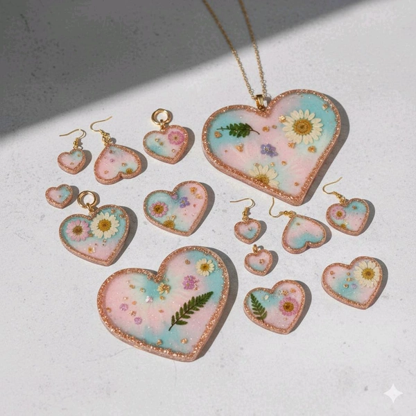 Multi Hearts Mold 