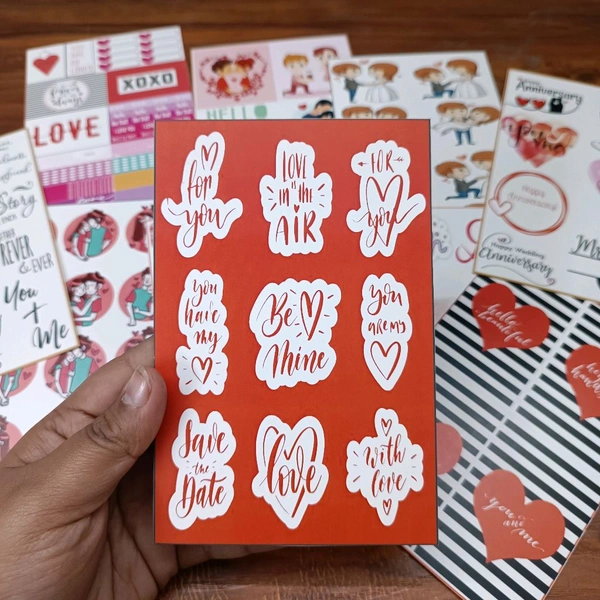 Love Tag 10 Sheets Combo (4"6inches) 