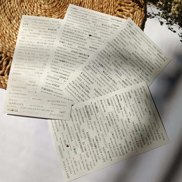 Sentiment 4pc Sticker Pack 