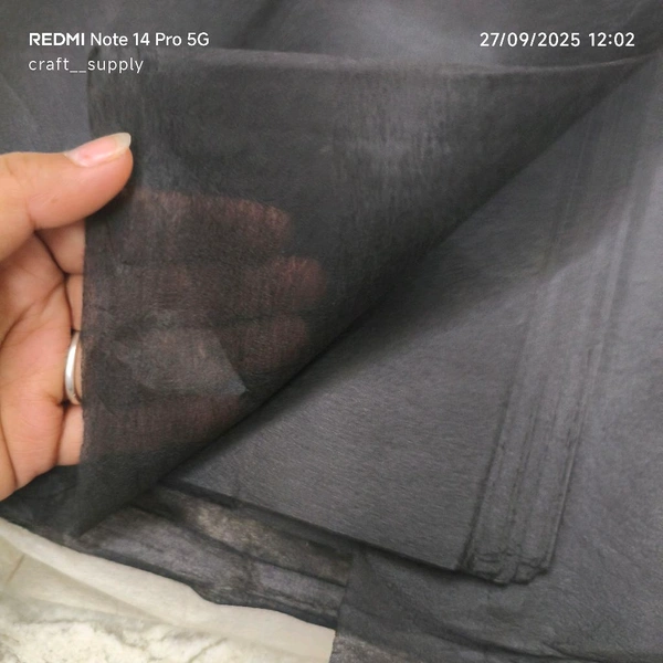 Wrapping And Bouquet Sheets Pack Of 10 Pc Black 
