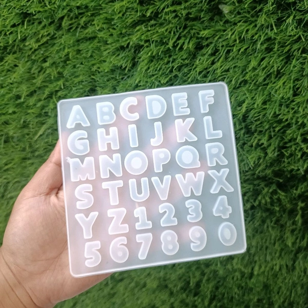 Small Alphabet And Numeric Mold 