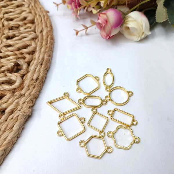 Bracelet Bezel 10 Pcs Pack Golden 