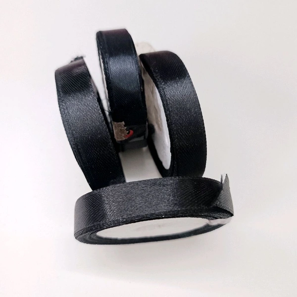 Satin Ribbon Black (0.5inch) 