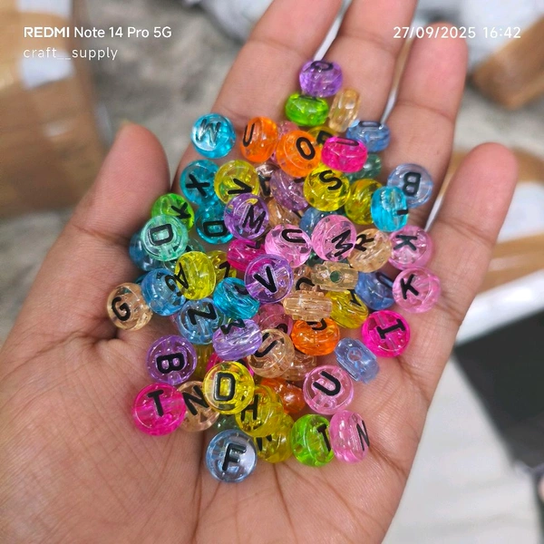 Alphabet Beads Jelly (20grms) Multi 