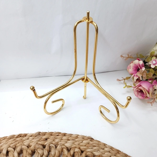 6" Golden Foldable Easel Steel Stand 