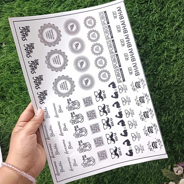 Resin Rakhi Insert Sheet A4 (Csc03)
