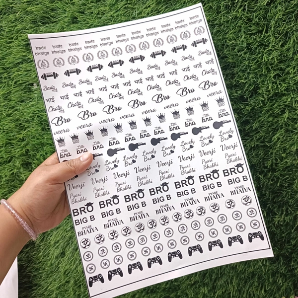 Resin Rakhi Insert Sheet A4 (Csc08)