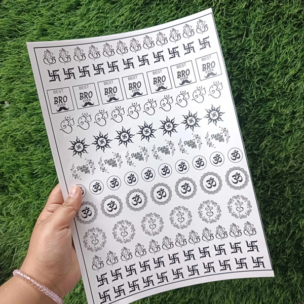 Resin Rakhi Insert Sheet A4 (Csc11)