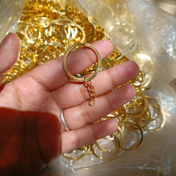 Golden Keyrings Pack Of 10 