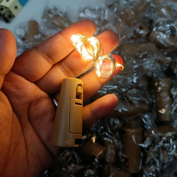 Warm Yellow Cork Light (100 Pcs)