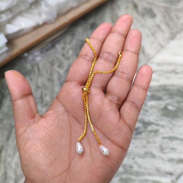  Bracelet Chain Golden Pack Of 5 Pcs 