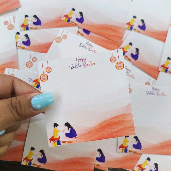 Rakhi Packing Cards 30 Cards+ 30 Packing Poly Covers Size 3"3 Inch 
