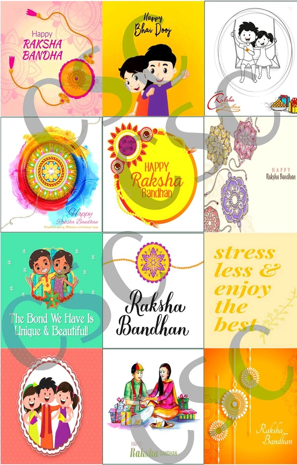 Rakhi Sticker Pack Waterproof (R2) 