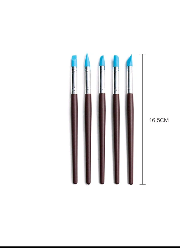 5pc Silicon brush Set 