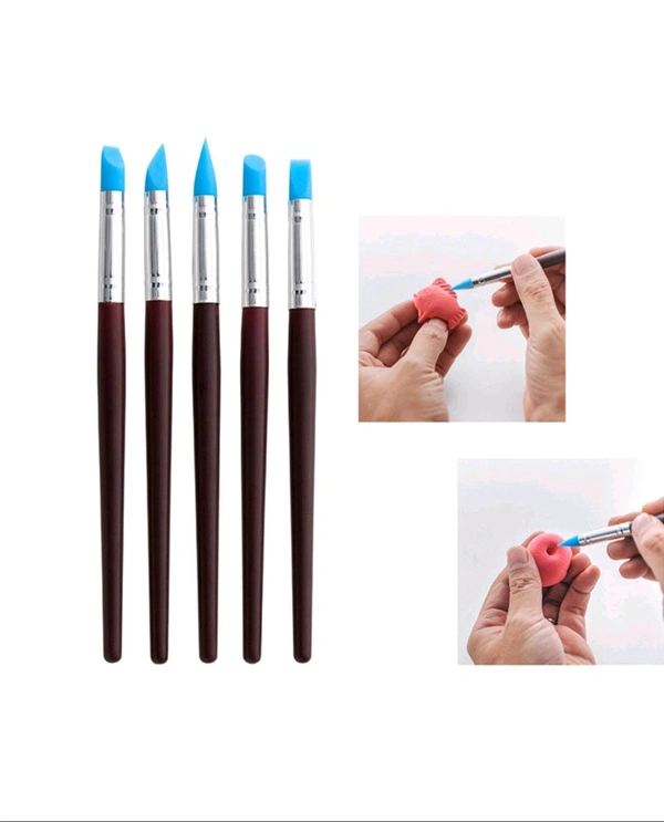 5pc Silicon brush Set 