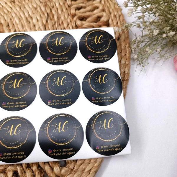 Personalised  Sticker 1.5 Inches (150pcs) 