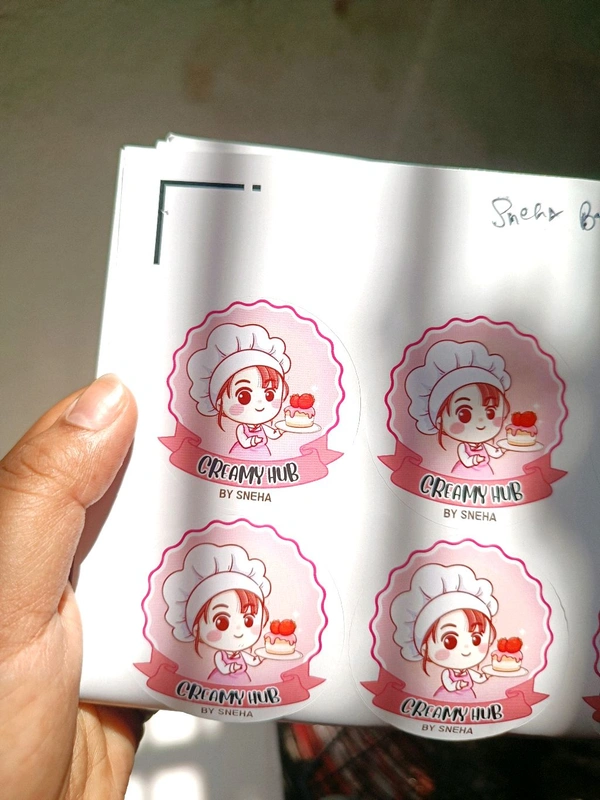 Personalised Sticker 2 Inches (95pcs)