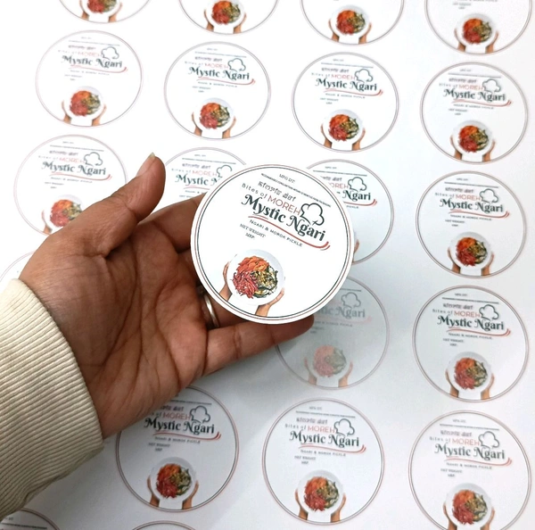 Personalised Sticker 2.5 Inches (100-110pcs)