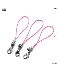 Thread Claps Lobster Hook (10pc) Pink