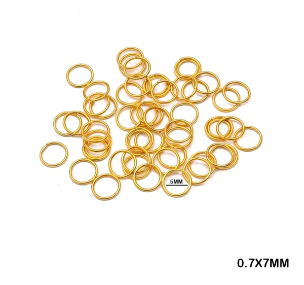 Golden Jump Rings (20grms) 0.7×7MM