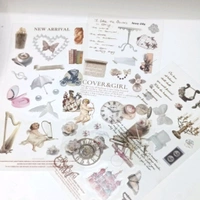 Transparent Aesthetic Sticker 3 Sheet Pack (V02)