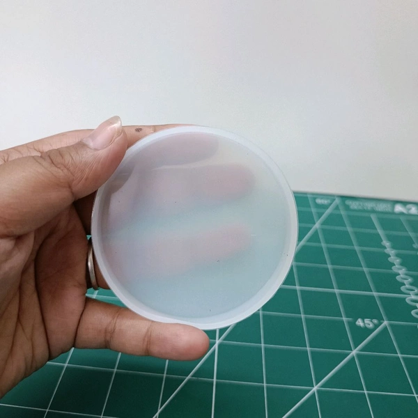 3" Inches Plain Round Silicon Mold 