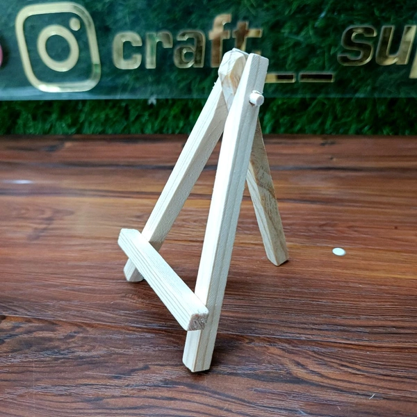 5" Inches Wood Easel Stand Without Screw 
