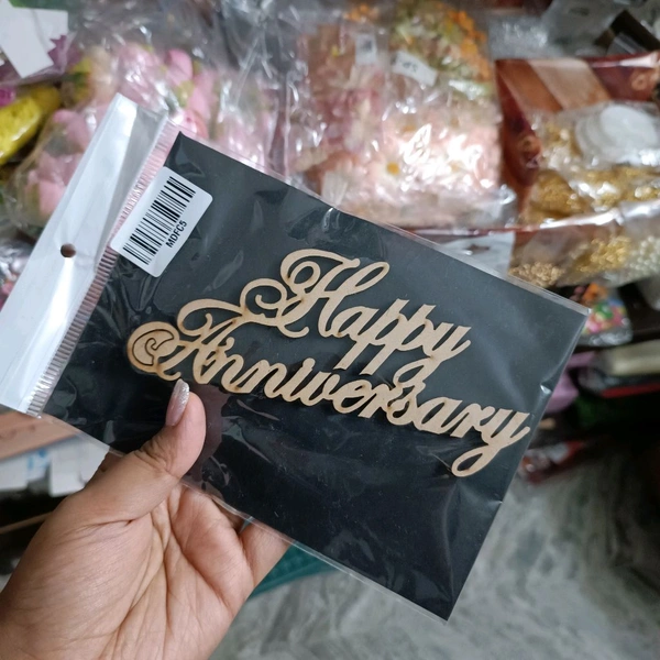 Happy Anniversary MDF TAG 1pc