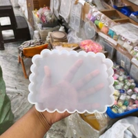 Bubble A5 Reactangle Trinket Resin And Concrete Tray  Mold